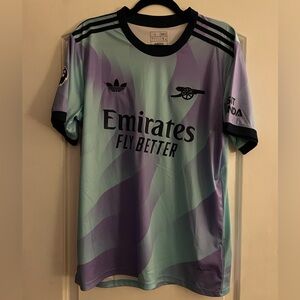 Adidas Arsenal Third Kit Declan Rice Jersey Large